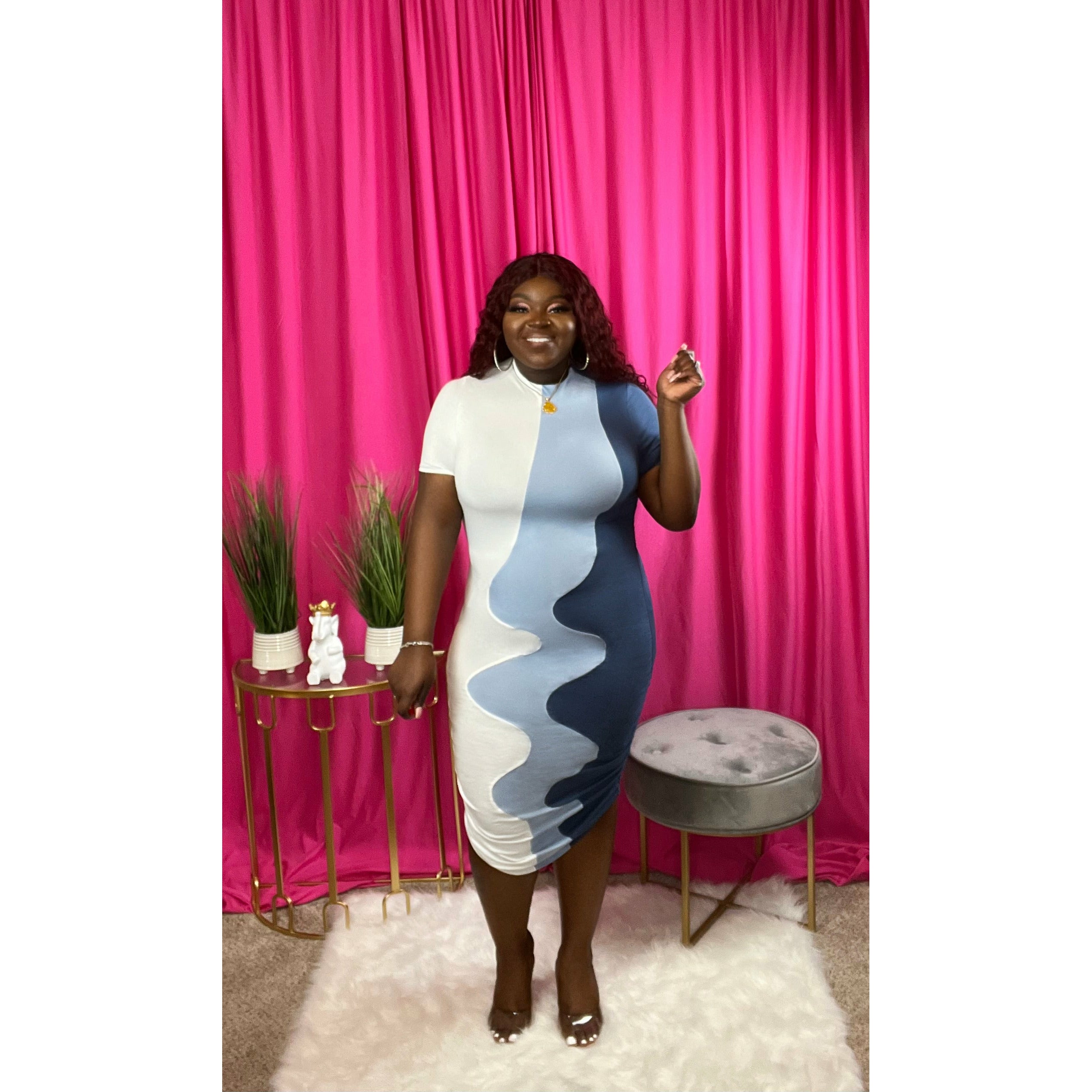 Ocean Waves Dress