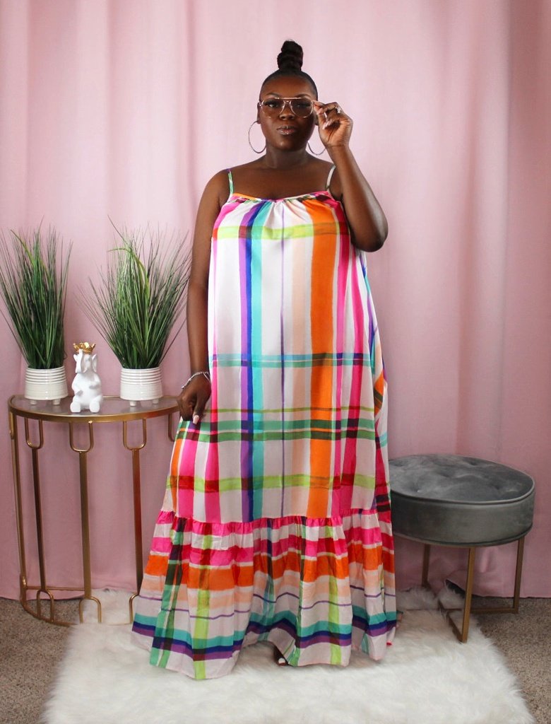Plaid Girl Maxi