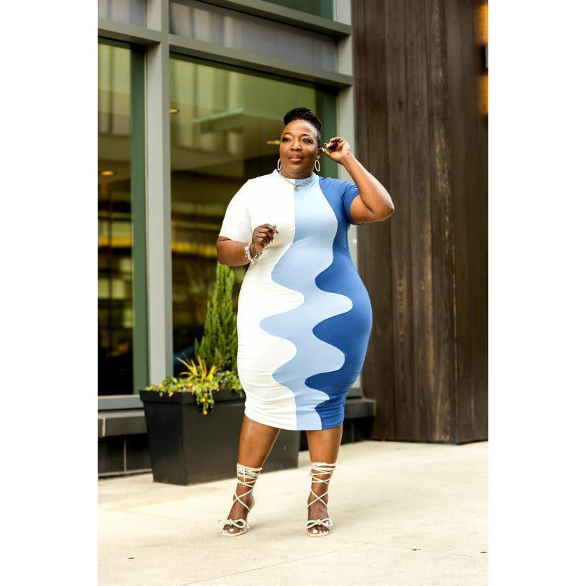 Ocean Waves Dress
