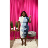 Ocean Waves Dress